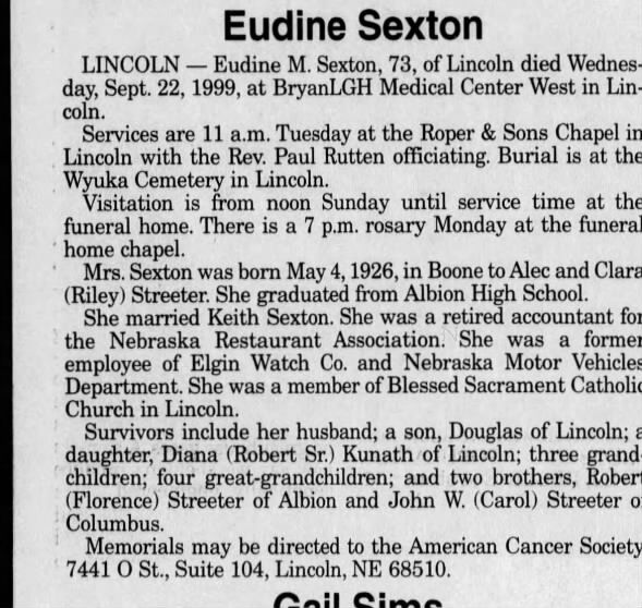 Clipping from The Columbus Telegram